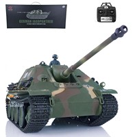 2.4G Heng long RC Tank 1/16 7.0 Plastic Ver Jadpanther 3869 Smoke Effect Infrared Battle Battery Car RC Panzer Toys Model Gift