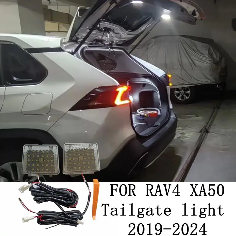 

For Toyota RAV4 RAV 4 5th 2019 2020 2021 2022 LED Car Trunk Light Luggage Trunk Top Lamp Tailgate Lights Suitcase Tail Light