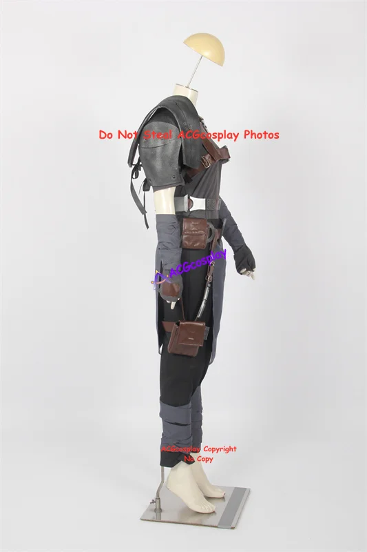 Dark Grey Starkiller Cosplay Costume acgcosplay include pvc prop and shoulder armor