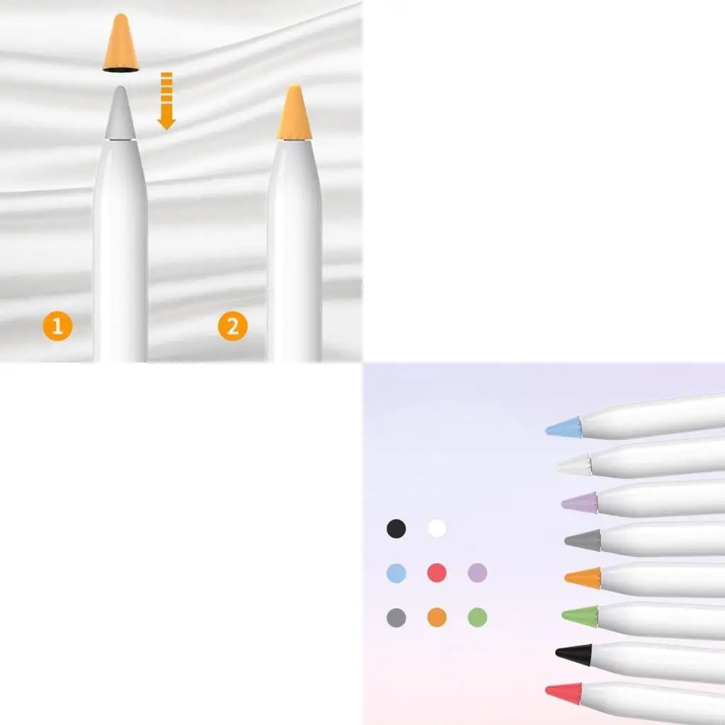 

Mute Pen Nib Sleeve Wear-resist Touch-screen Pen Cover Case for M-pencil