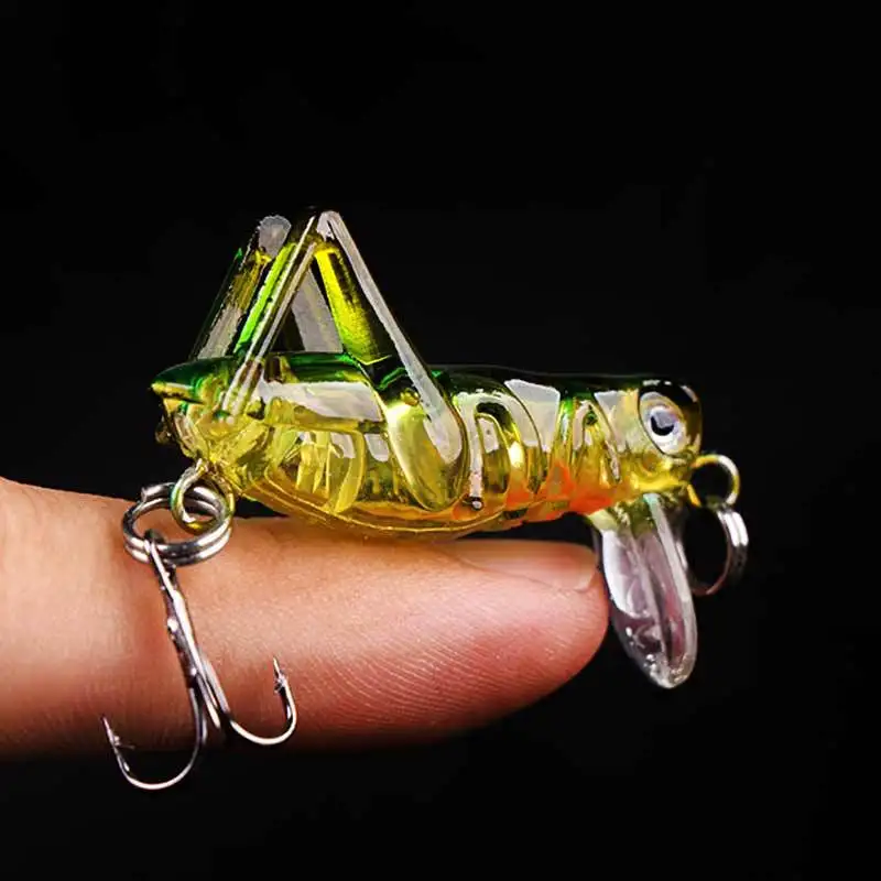 Angelköder Insekten-Hardbait, simulierter Heuschrecken-Minnow-Köder, 5g 5cm, künstlicher schwimmender Heuschrecken-Köder zum Karpfenfang, 1 Stück im Angebot – Detail 2