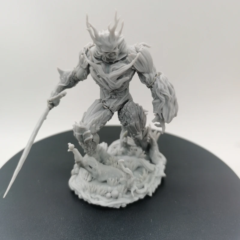 

1/24 Scale 80mm Vertical Height Resin Figure Swamp Monster Assemble Model Kit Unassembled and Unpainted 3D Statue toy