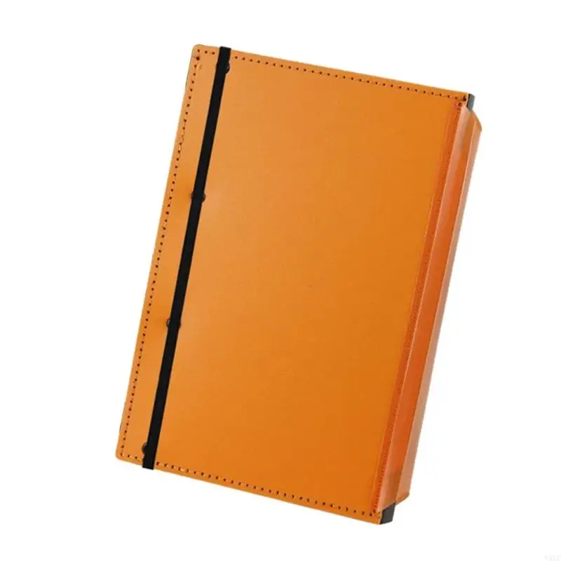 Foldable Nurse Clipboard Folding Clipboard Pocket Writing Pad with Elastic Band Foldable File Document Folder for Office