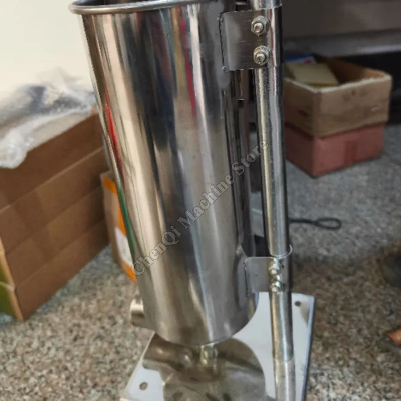 소시지 필러 수직 고기 필러 Stuffer 쉬운 청소 수동 도구 주방 홈 레스토랑 소시지 Stuffer 기계