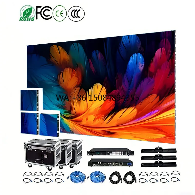 4K Waterproof P3 P3.91 Movable Outdoor Rental LED Video Wall, Full Color Stage LED Display Screen