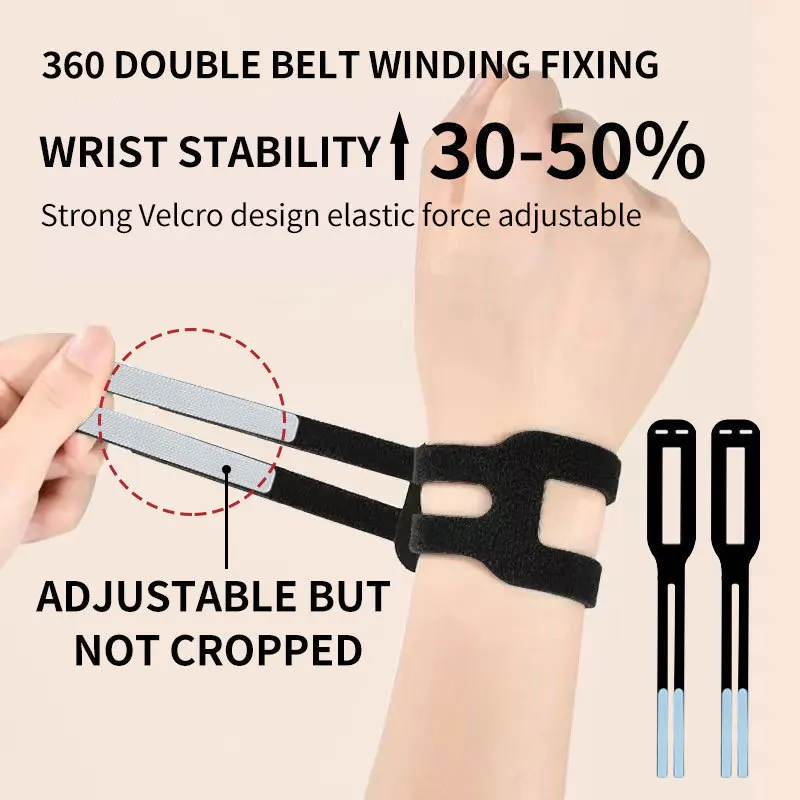 TFCC Bracciale da polso sportivo per sollevamento pesi a vista Fascia da polso a compressione elastica Yoga Basket Tendine Guaina Bracciale da polso fitness