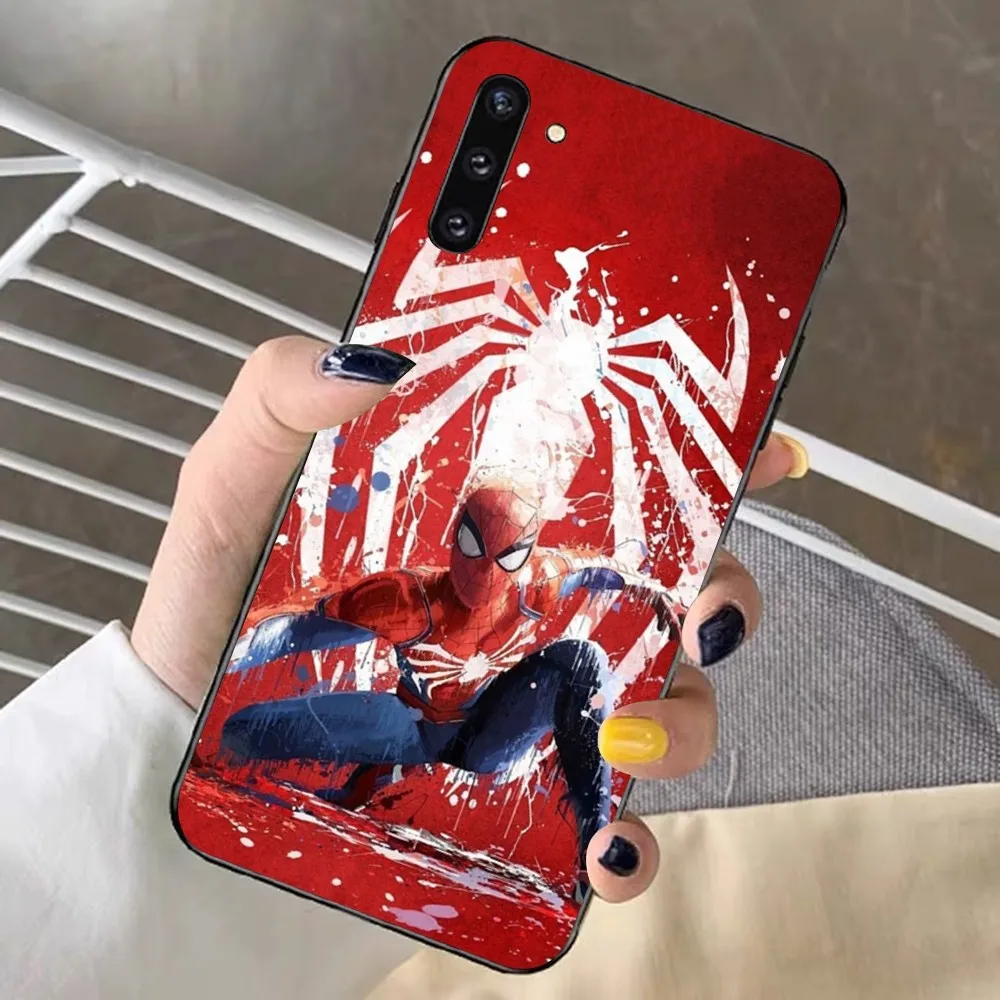 Cartoon M-Marvel S-Spidermans Phone Case For Redmi Note 4 X 5 A 6 7 8 T 9 9S 10 11 11S 11Epro Poco M3 pro