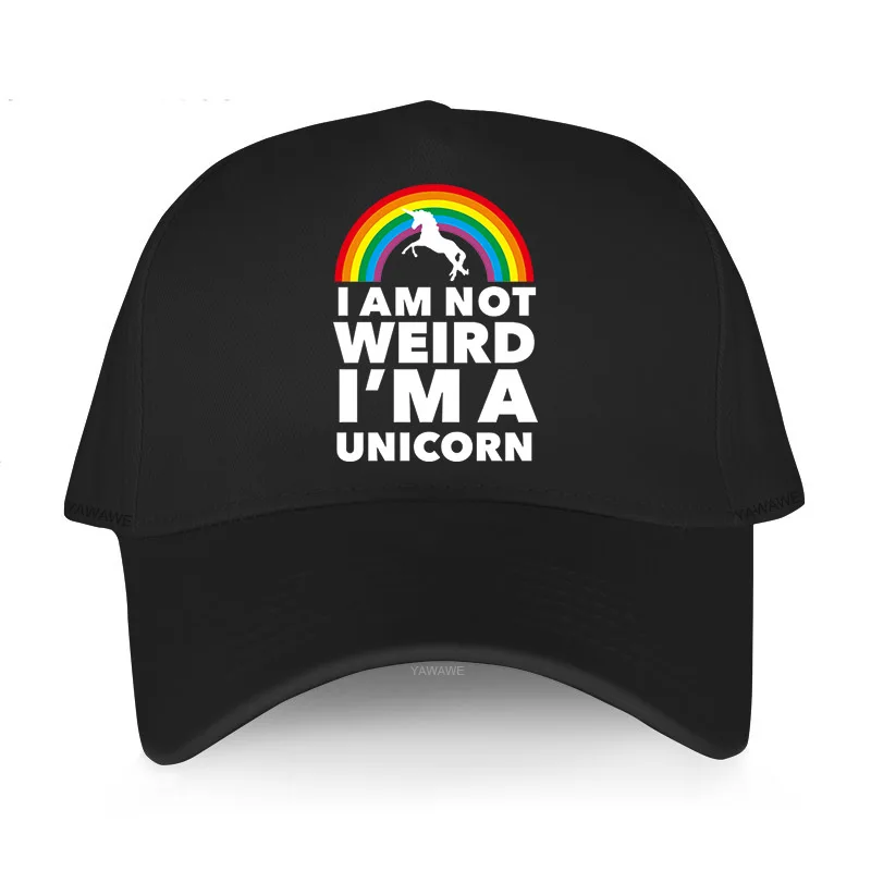 Бестселлер, унисекс Кепка, Мужская бейсболка, летняя я не странная, я Единорог, хлопковые повседневные женские кепки, шапки для взрослых в стиле хип-хоп