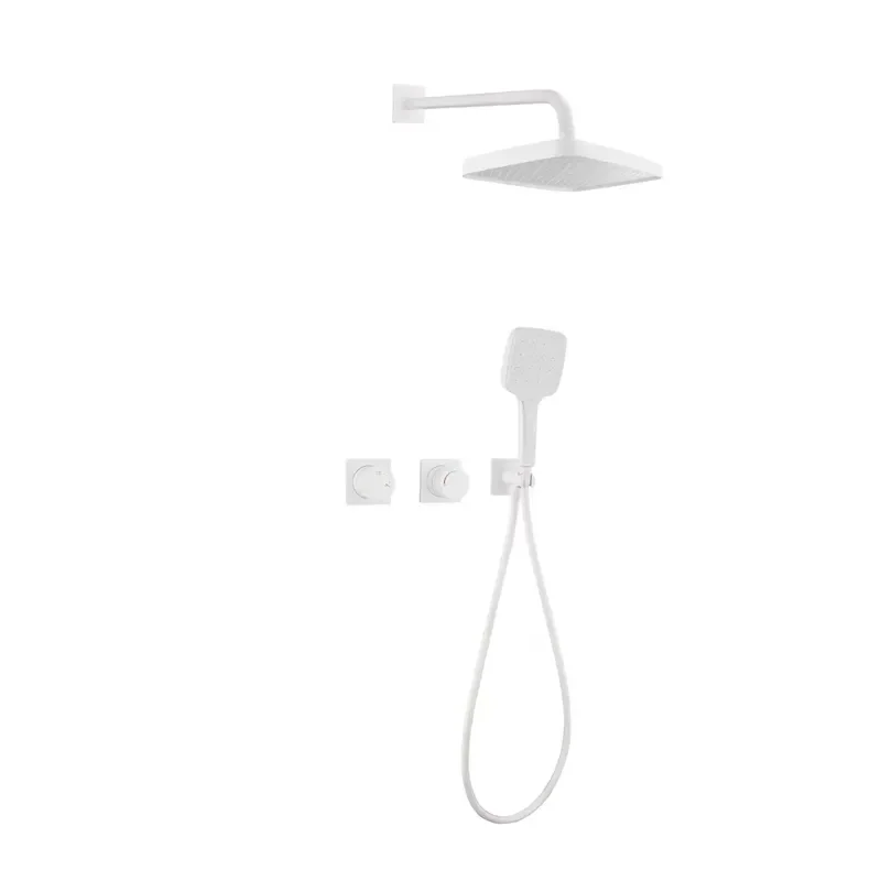 Luxurious Black Wall-Mounted Concealed Shower Set Full Home Bath & Faucet with Elegant Simplicity view 4