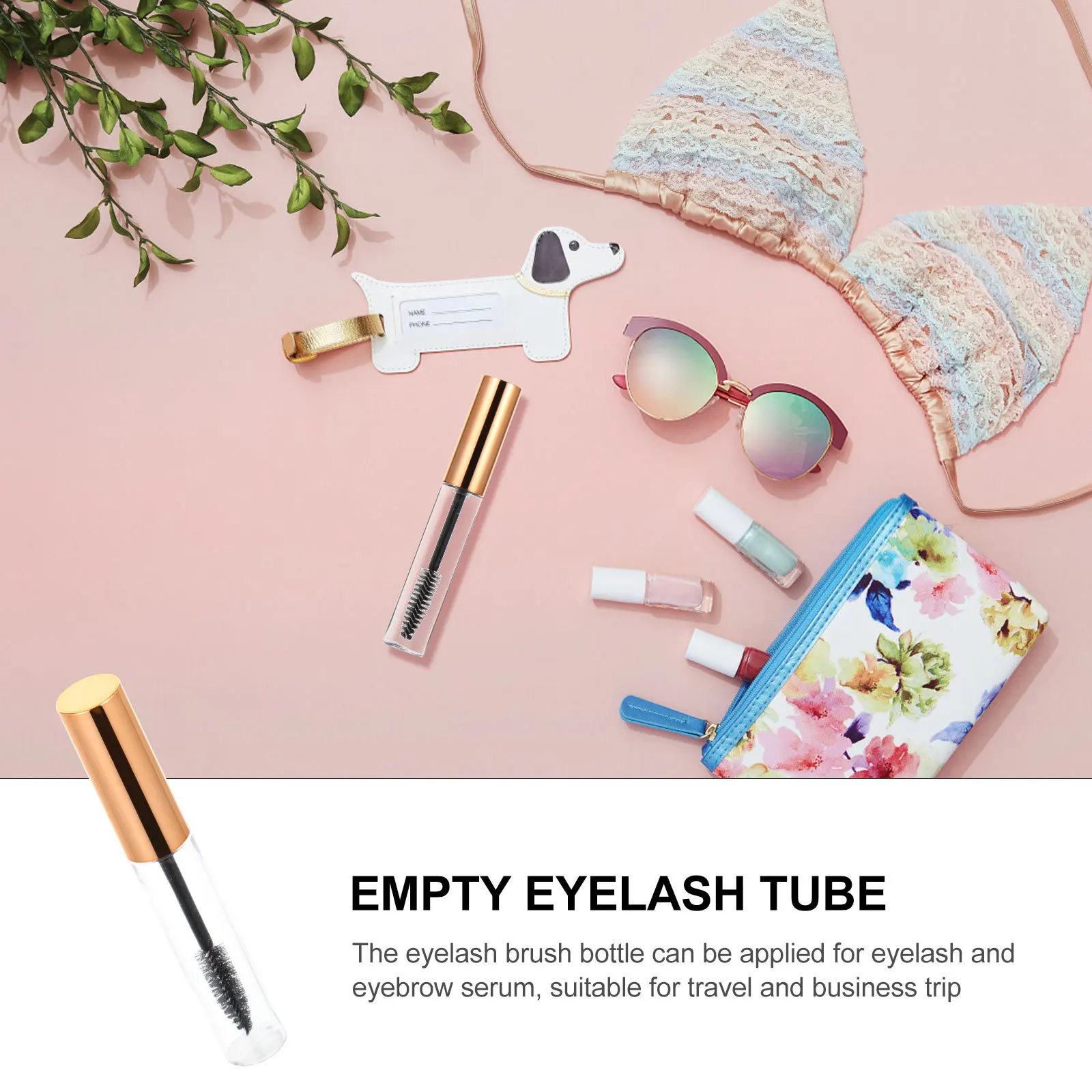 20 قطعة أنبوب الماسكارا الشفاف زجاجات الرموش حاويات فارغة قمع نقل الماصات لتقوم بها بنفسك لاش مصل تخزين السفر المحمولة #1