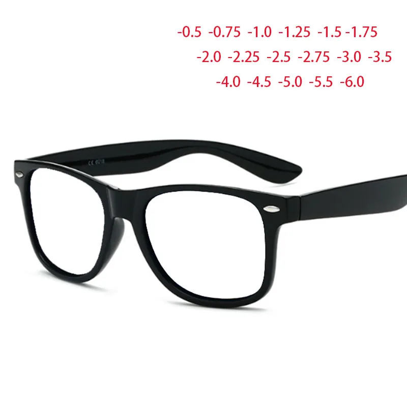 

Vintage Rivets Glasses Men Women Square Prescription Eyewear 0 -0.5 -0.75 -1.0 -2.0 To -6.0