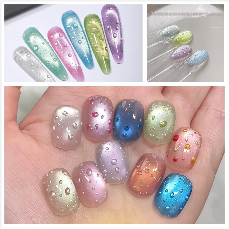 BORN PRETTY 1/2 Stück Wassertropfen Top Coat Gel Nagellack Ohne Abwischen Super Top Coat Semi-Permanent UV LED Gel Maniküre Nägel – Detail 6