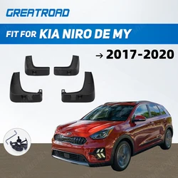 4pcs Mudflaps For Kia Niro DE MY 2017 2018 2019 2020 Mud Flaps Splash Guards Mudguards Mud Flap Front Rear Fender Protector