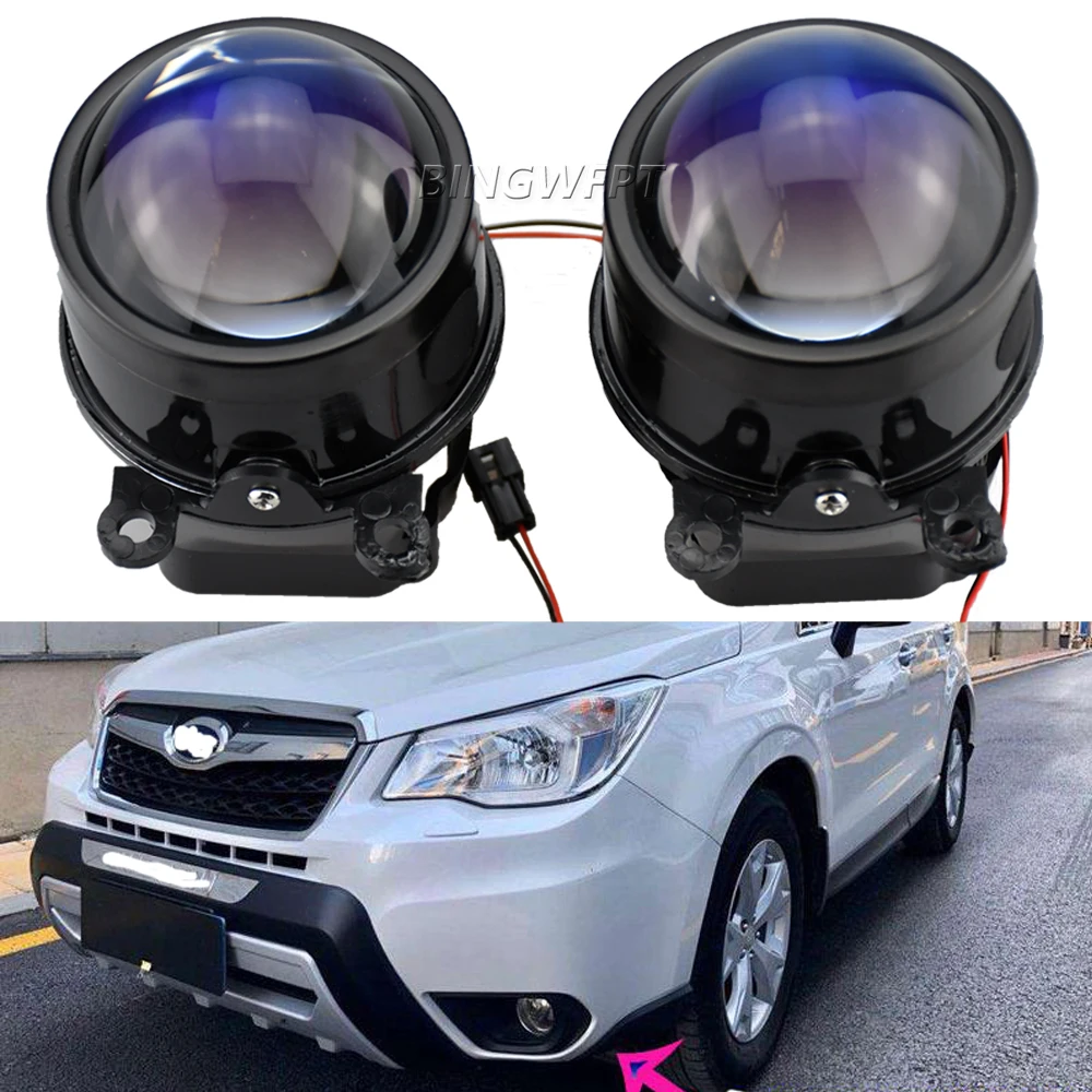 2X LED Fog Light Lens 40W Car Front Bumper Fog Lamp  for Subaru Forester 2014 2015 2016 For Ford Ranger 2012-2014