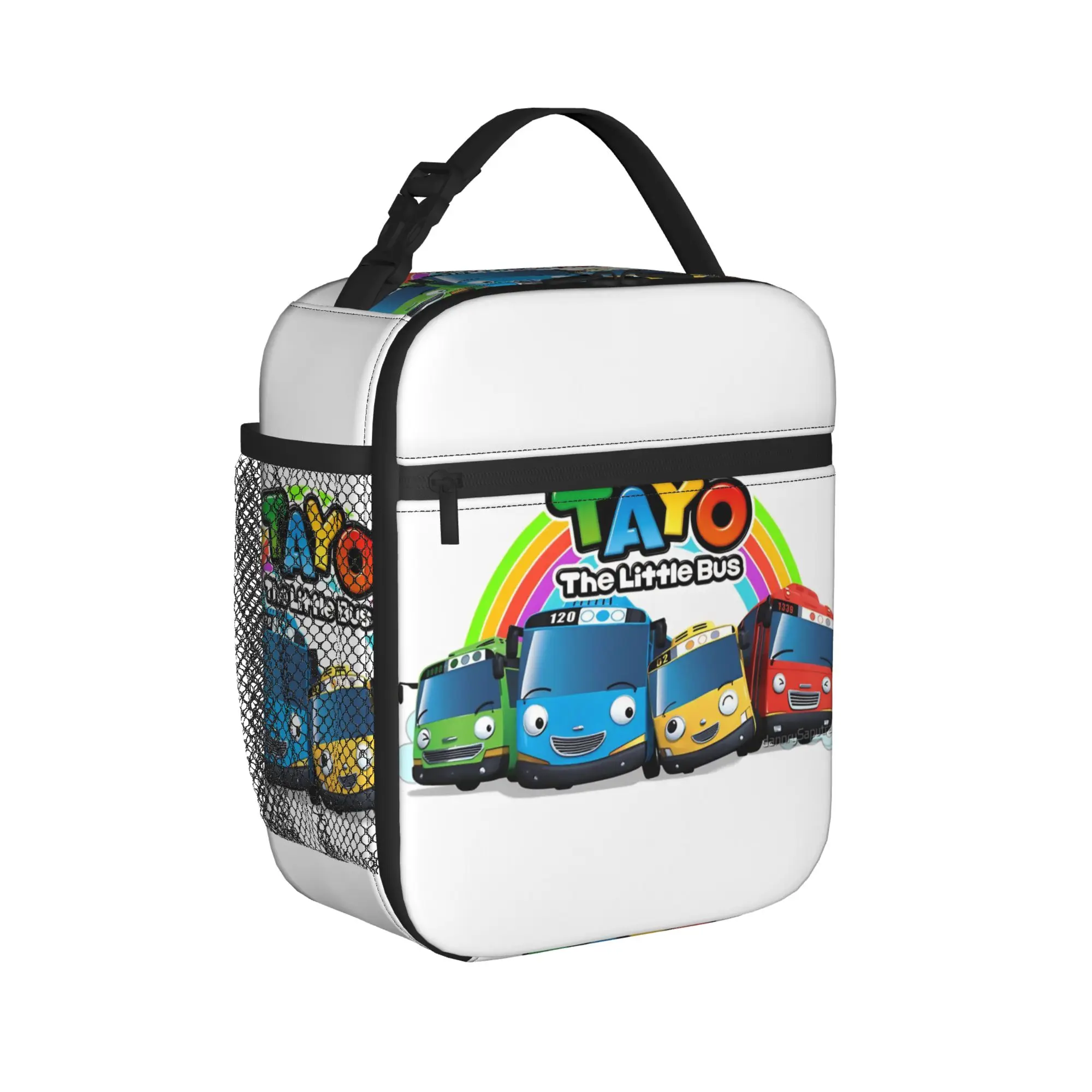 Tayo The Little Bus  Merch Insulated Lunch Bag For Travel  Food Container Portable Thermal Cooler Lunch Boxes
