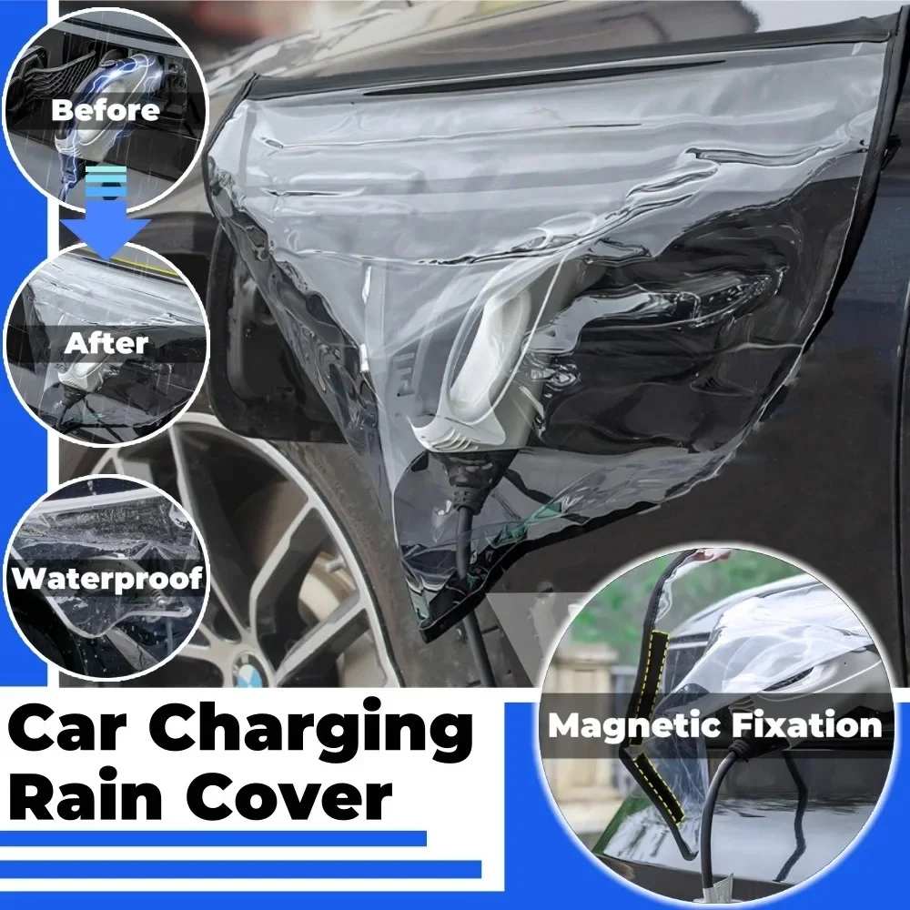 

Automatic Vehicle Charging Port Seal Cover Rainproof EV Charger Guns Protection For Byd MG 4 2023 Accessories