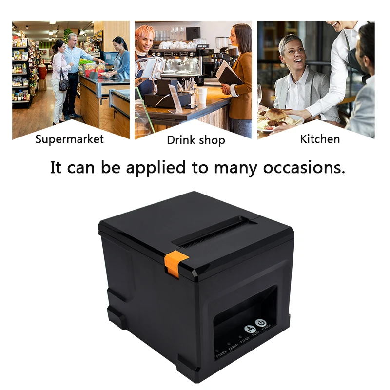 NETUM 80mm Bluetooth Thermal Receipt Printer Portable for Android IOS Iphone ipad Automatic Cutter Restauran POS NT-8330
