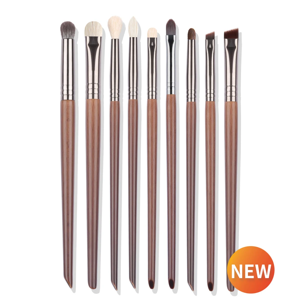 

OVW Eyeshadow Makeup Brush Set Cosmetic Brow Brush Kit Tools for Make Up Essential Beauty Tools Tapered Crease Blender Shader