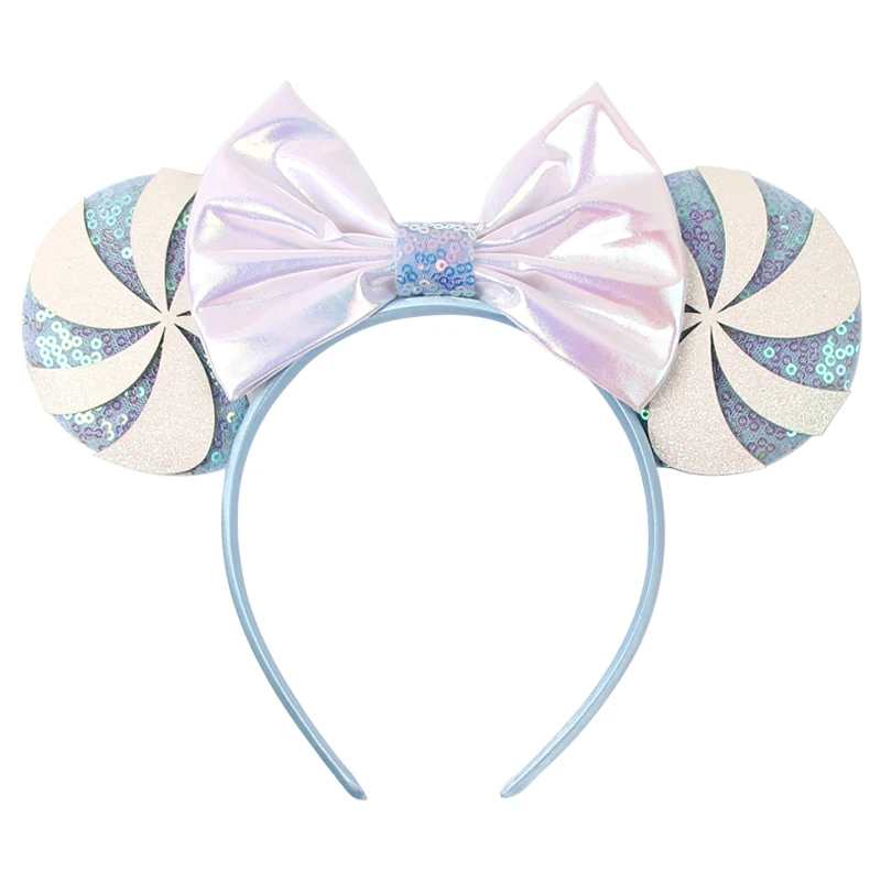 2026 Damen-Mausohren-Haarband Weihnachten Schneeflocken-Festival Pailletten-Schleife Haarband für Frauen und Mädchen Party-Haaraccessoires Geschenke – Detail 7