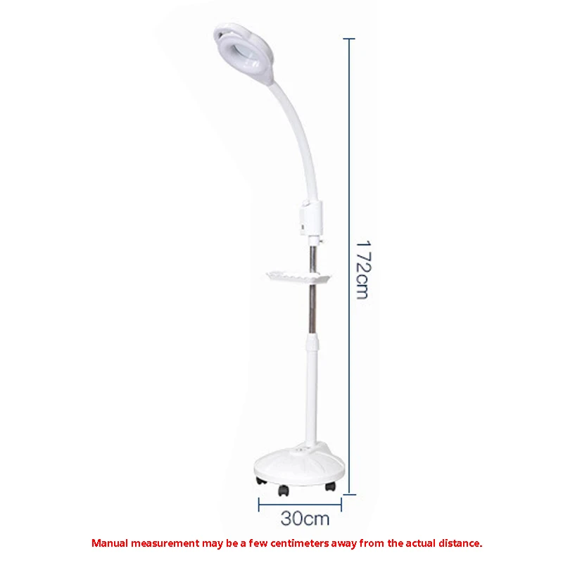 110V/220V 16X Diopter Magnifying  120 LED Floor Stand Lamp Magnifier Glass Len Facial Light For Beauty Salon Nail Tattoo