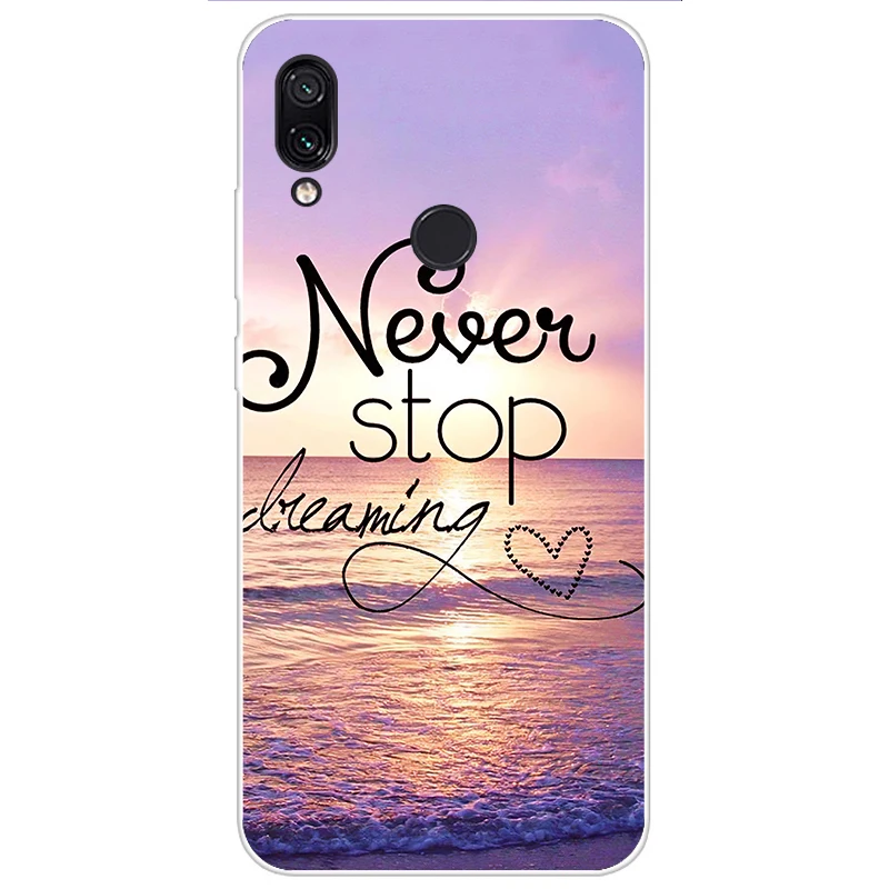 For Xiaomi Redmi Note 7 Case 6.3\'\' Soft Silicone Shockproof TPU Back Cases For Xiaomi Redmi 7A 7 Note7 Cover Funda Capa Redmi7