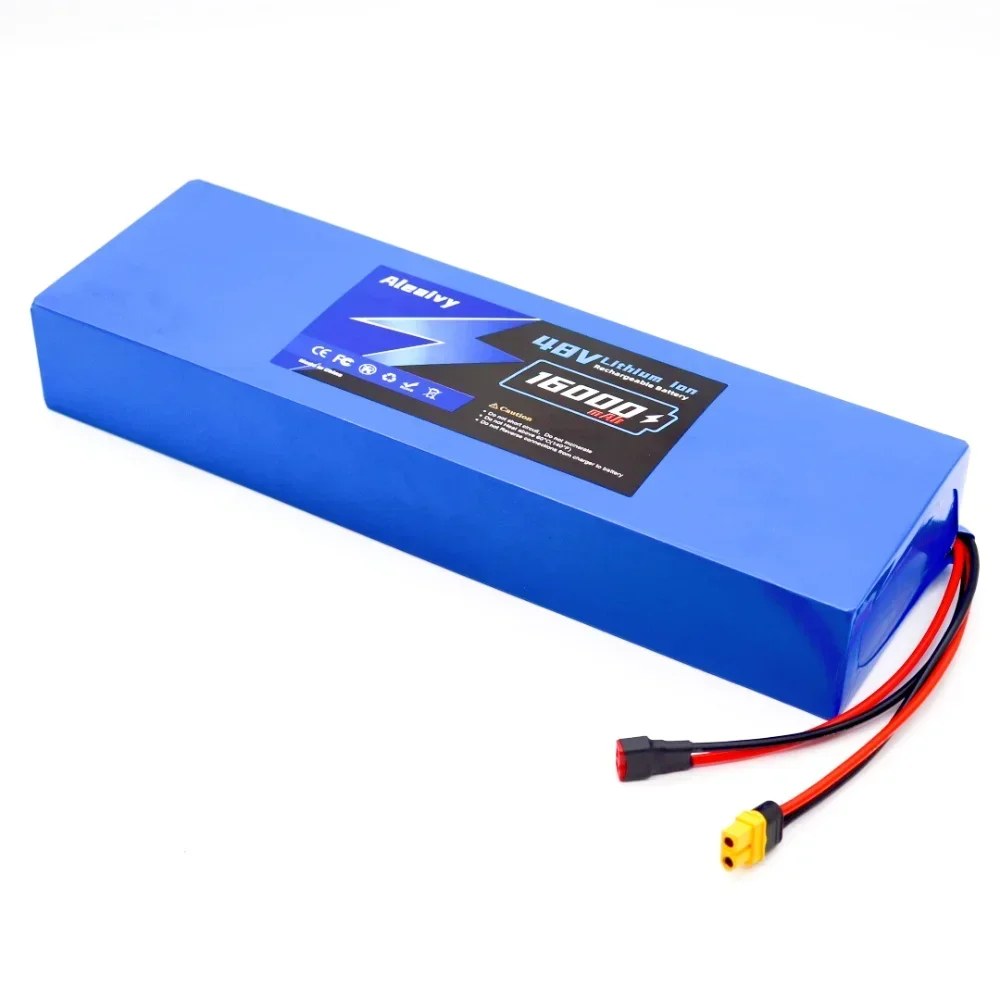 حزمة بطارية ليثيوم أيون قابلة لإعادة الشحن عالية السعة 48 فولت 16000 مللي أمبير في الساعة - 18650 13S5P مع BMS مدمج، طاقة موثوقة للدراجات البخارية #5