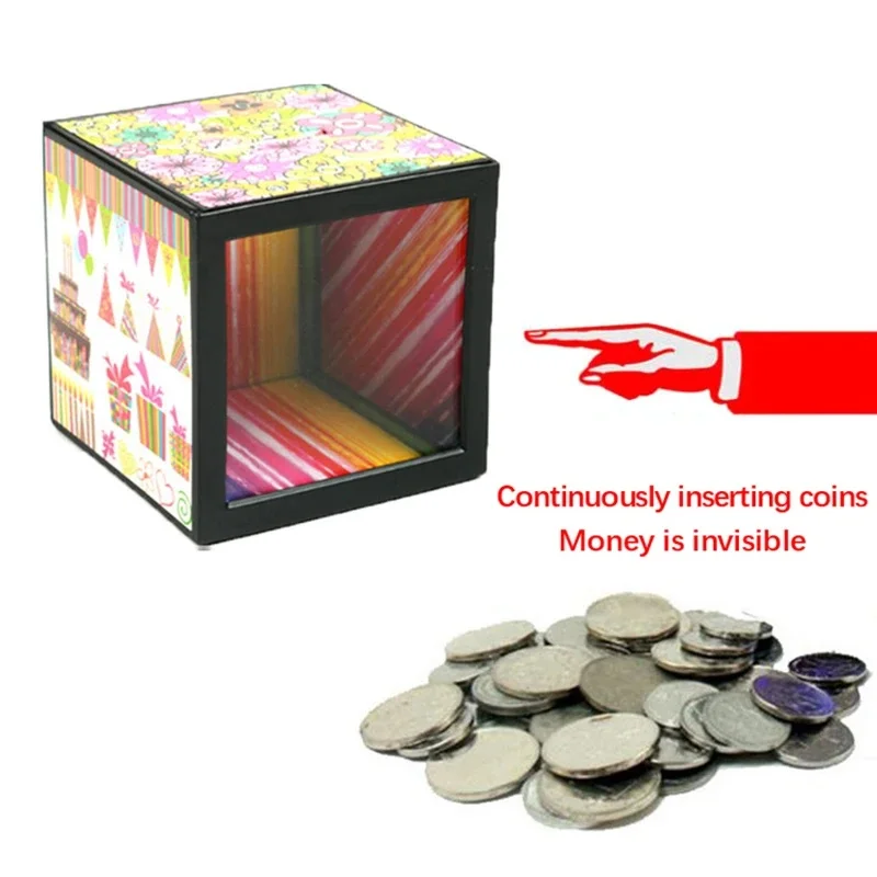 Magic Piggy Bank Tricks, Close‑Up Magic Props, Mentalism Illusion Gimmick, Magician Prank Performance Supplies