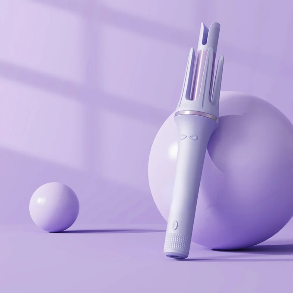 BOLEBIO أداة تجعيد الشعر الأوتوماتيكية 28 مم أداة تجعيد الخدمة الذاتية الأوتوماتيكية بالكامل قضيب حديد بكرة الشعر موجة بكرة الشعر/مستقامة موجة بكرة الشعر