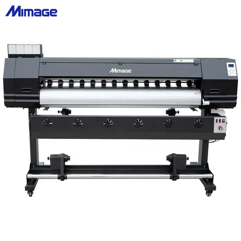 Distributor wanted Mimage 1.8m DX5/i3200/XP600 eco solvent wide format printer outdoor banner/tarpaulin/vinyl printer price