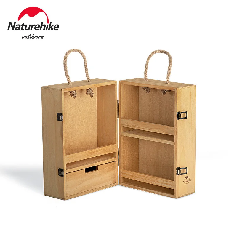 Naturehike-Outdoor Multi-Layer Seasoning Cabinet, Portable Barbecue Tools, Picnic Supplies, Seasoning Box