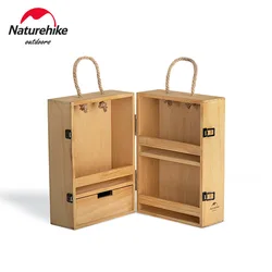 Naturehike-Outdoor Multi-Layer Seasoning Cabinet, Portable Barbecue Tools, Picnic Supplies, Seasoning Box