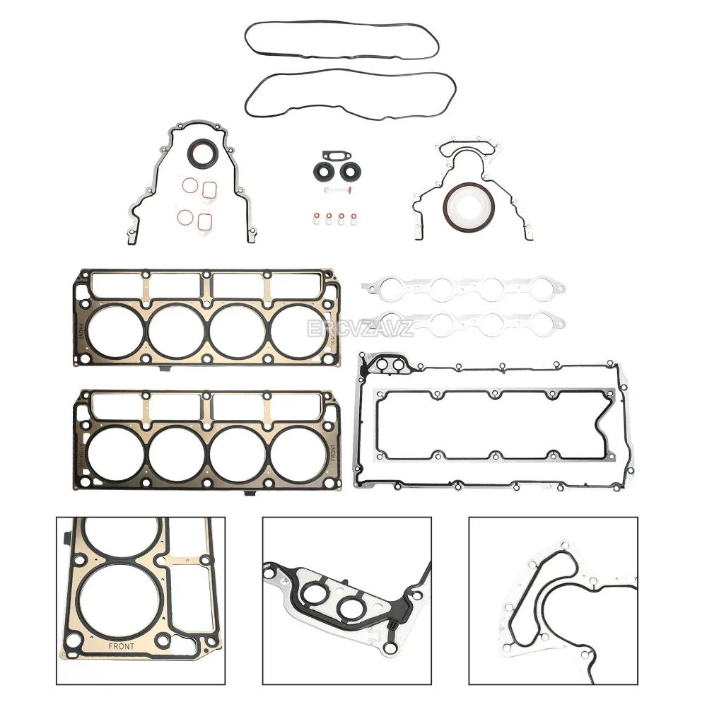 LS Gasket Kit Cylinder Head 4.8 5.3 5.7 6.0 6.2 L GEN III For GM Cadillac Chevrolet GMC Pontiac Buick Hummer LS1 LS3 LS2 LS9 LQ4