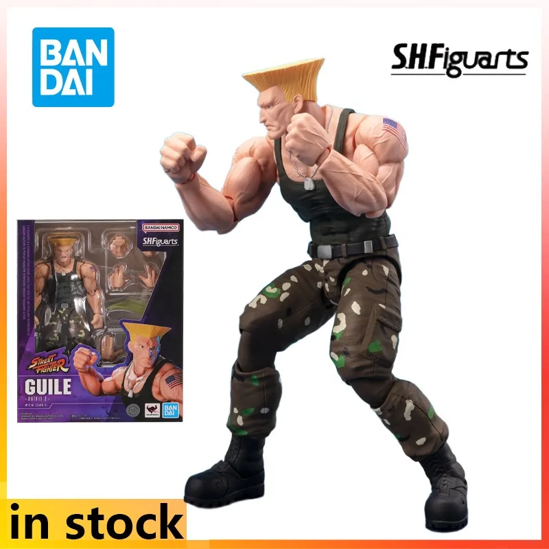 Bandai 1/12 S.H. Figuarts Mobile Toys Series Street Fighter Series Long Anime Figure Model Toys Model Gifts for Boys