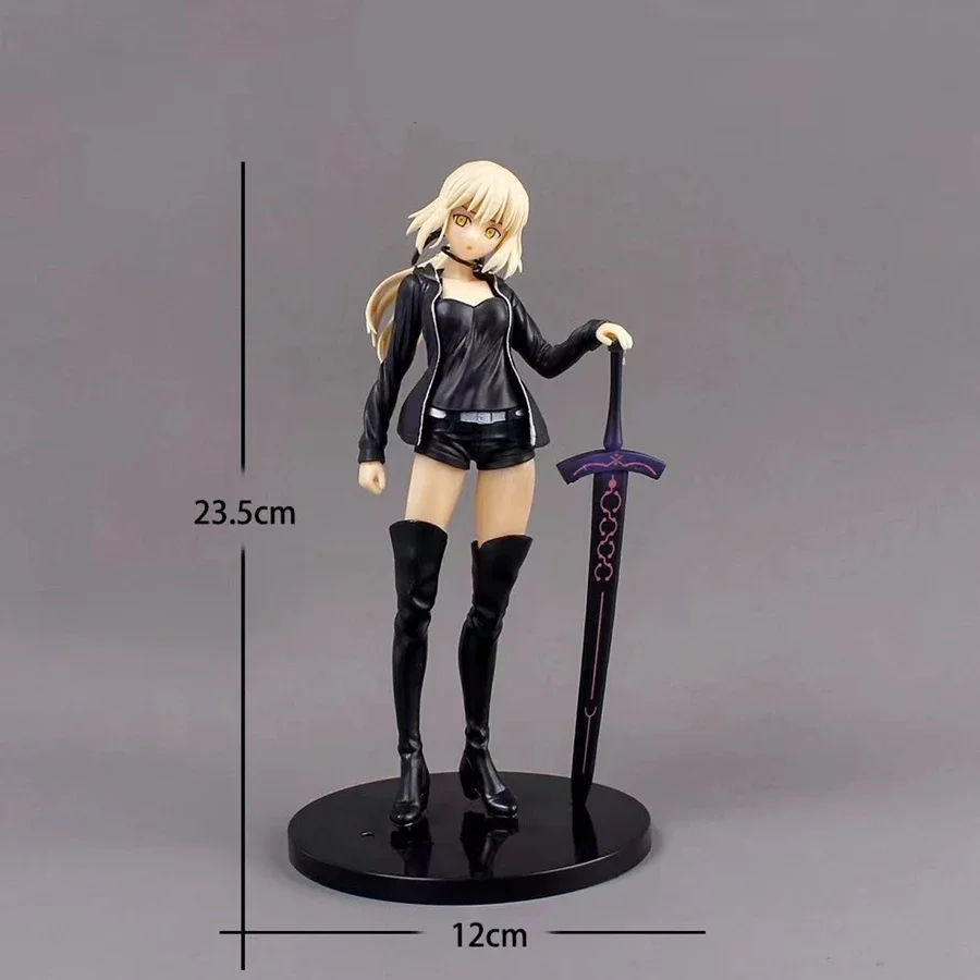 23cm Fate/Grand Order Anime Figure Swordsman Saber Action Figure Arturia Pendragon(Alter) Figurine Collection Model Doll Toys