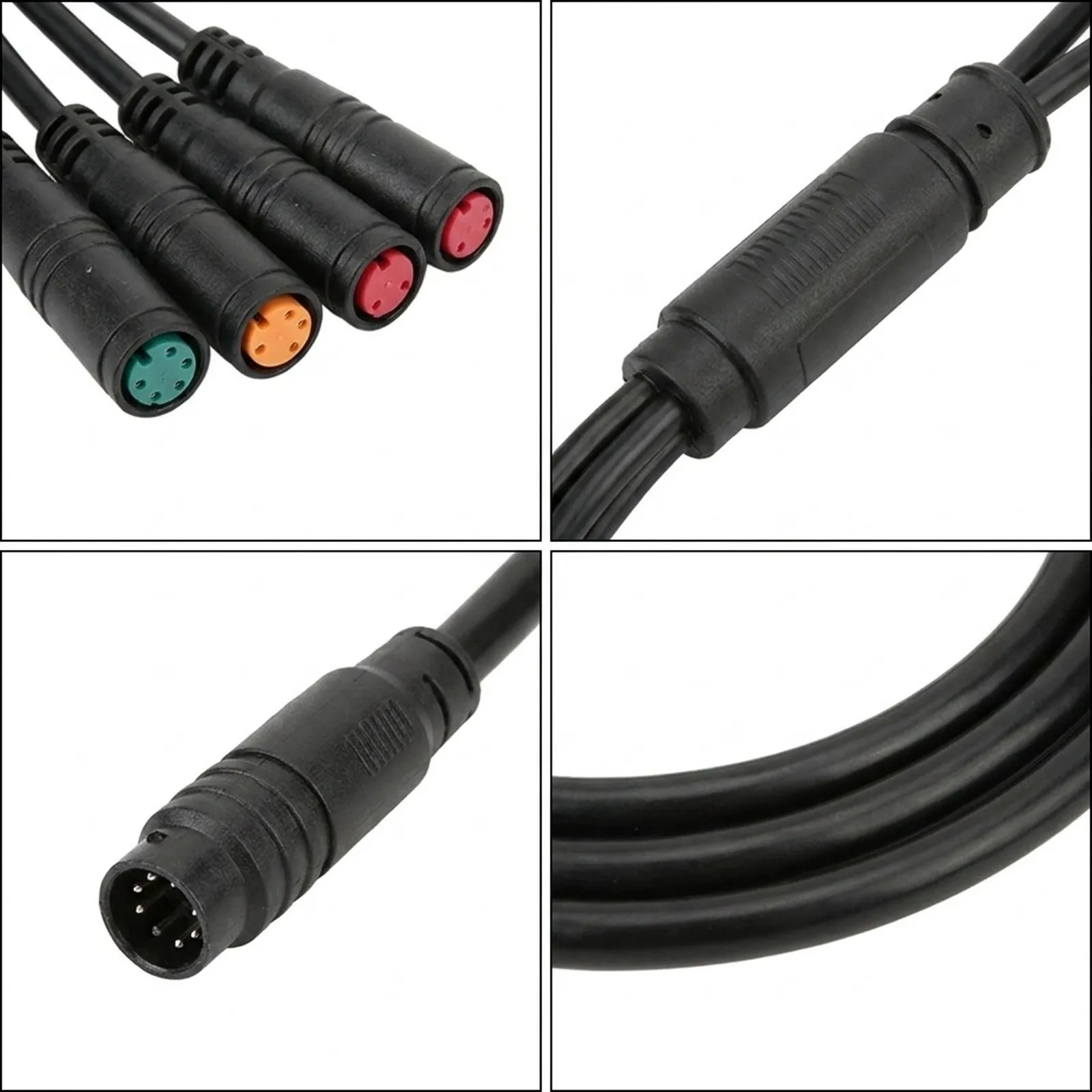 Cable Replacement E-Bike Controller Cable Maintenance Replacement Waterproof Controller Cable Optimized Functionality