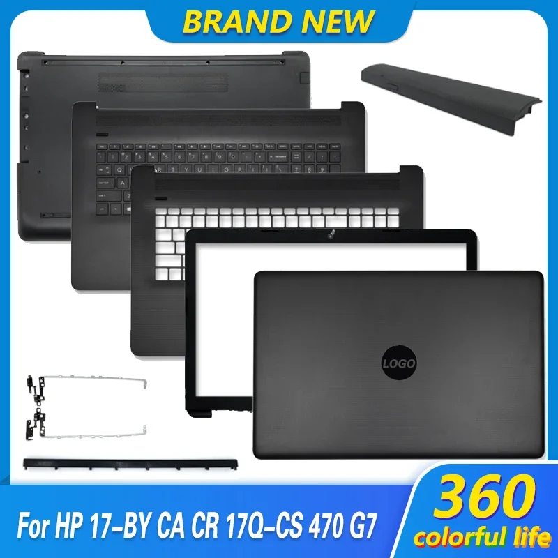 New  For HP 17-CA 17-BY 17Q-CS 470 G7 TPN-I133 Laptop LCD Back Cover Front Bezel Palmrest Bottom Case Hinges 17.3