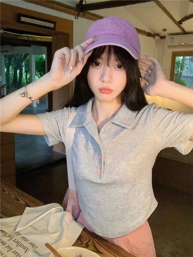 

Modal Pintuck Balloon Sleeve Slim Fit Shirt Short Womens Art Center Modern Urban Student Youthful Artistic Expression