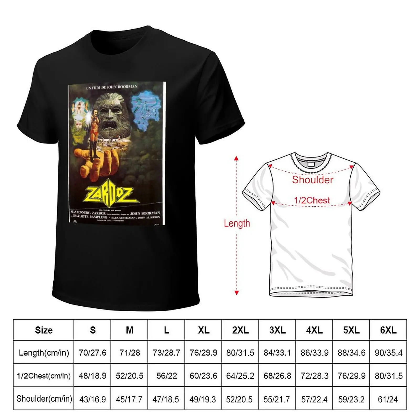 Zardoz, vintage T-Shirt Comfort Stretch Tee Shirt