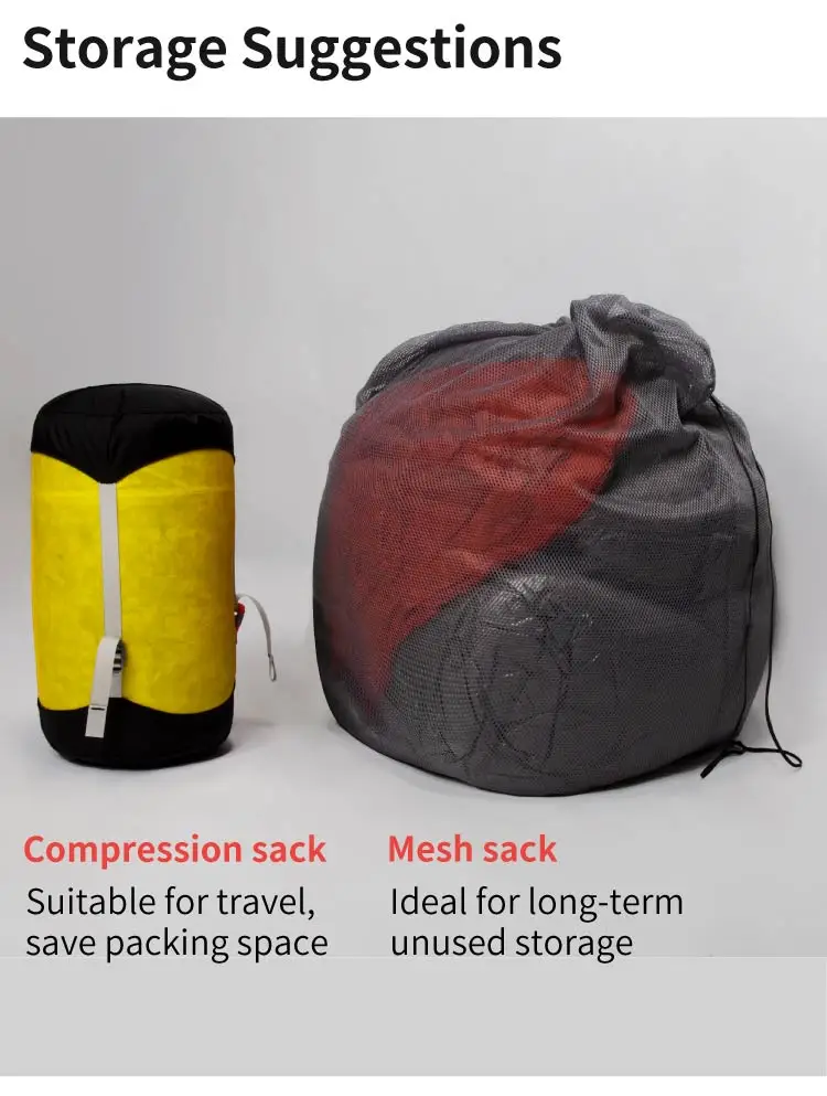 WIND HARD DUSK Upgrade 7D DWR Nylon 800FP Ultradener Schlafsack Down Pro Ultraleichte Camping Wandern Rucksackreisen Schlafsäcke – Detail 16
