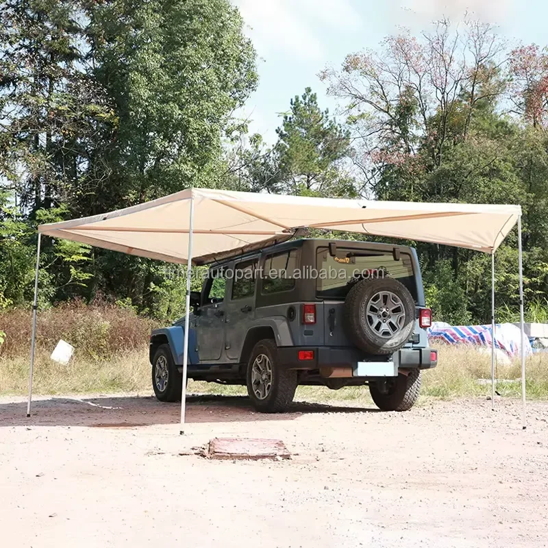 Auto Camper Tent Trailer Roof Top 4X4/4Wd 270 Degree Car Side Awning Sale Mini Van Side Canopy for Suv Camping Travel