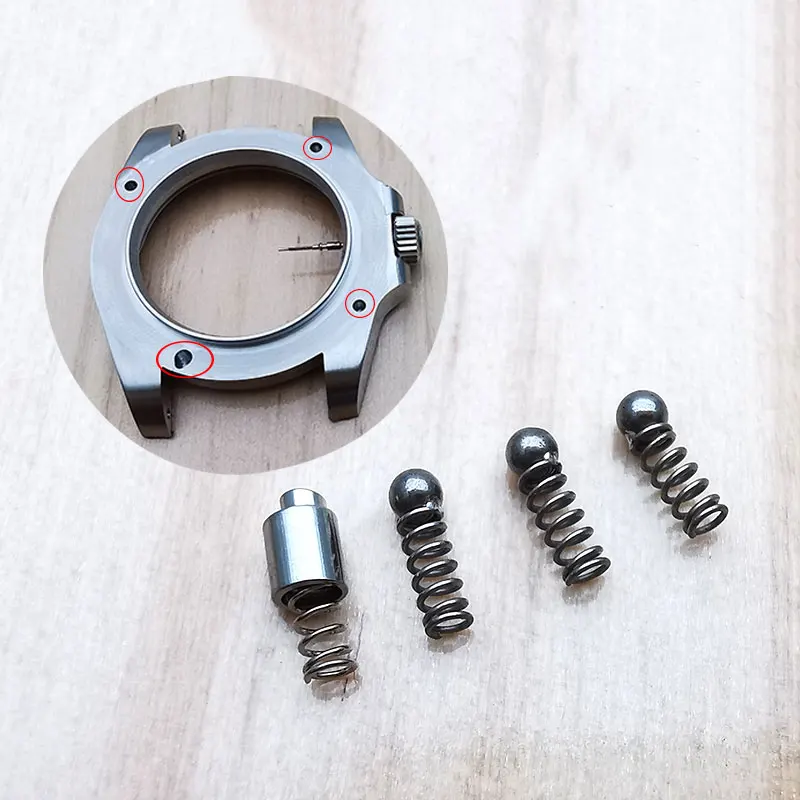 

4 шт. безели для часов, внутренний щелчок, пружина и стальные шарики, безель, стоп-переключатель для SUB Submariner 116610,126610, детали для часов