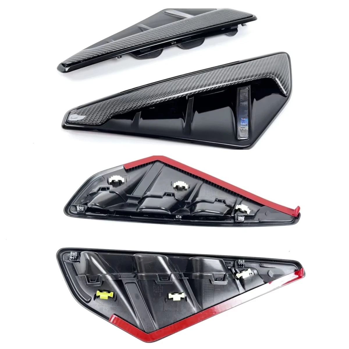 Carbon Fiber Side Fender Trim Air Fender Vent Trim Cover for BMW X5  F95 X5M Competition