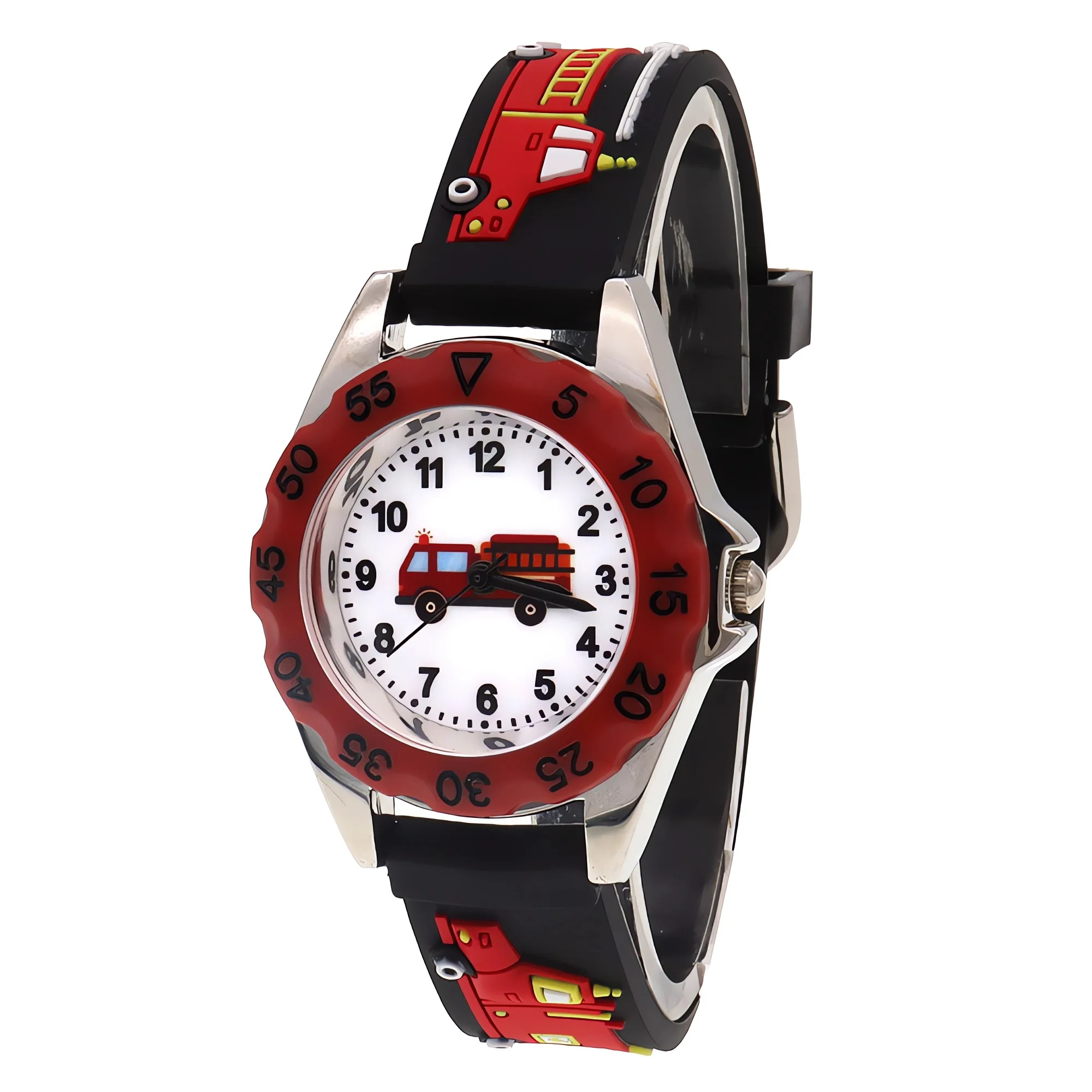 Boys Quartz Wristwatch Simple Fashionable Children's Timepiece Ideal Student Birthday Gift