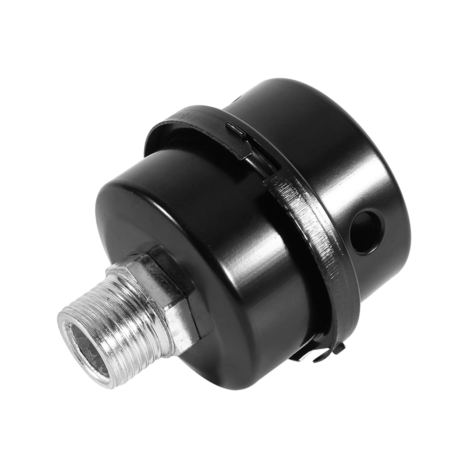 Air Strainer G1/2 Thread Connector Muffler Filter Silencer for Oilless Air Compression Noise Filter Intake Filter Silencer