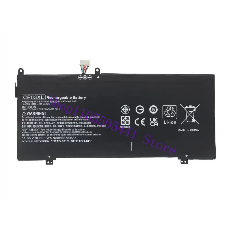 CP03XL Battery for HP Spectre x360 13t 13-ae001TU TPN-Q199