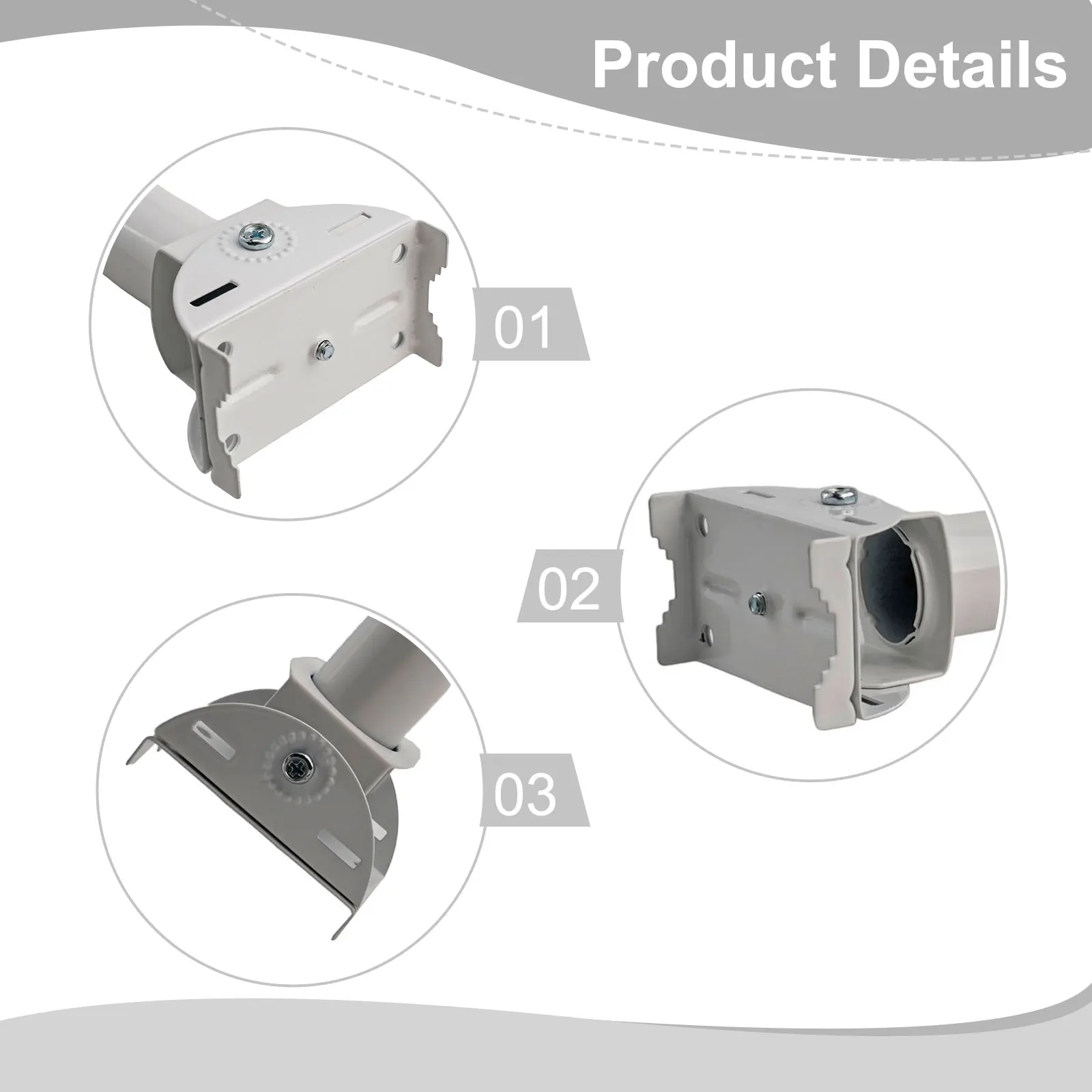 Monitoring Bracket Wireless Bridge Column Installation Monitor Holder Mount 180° Rotation Adjustment Household Bracket Tools