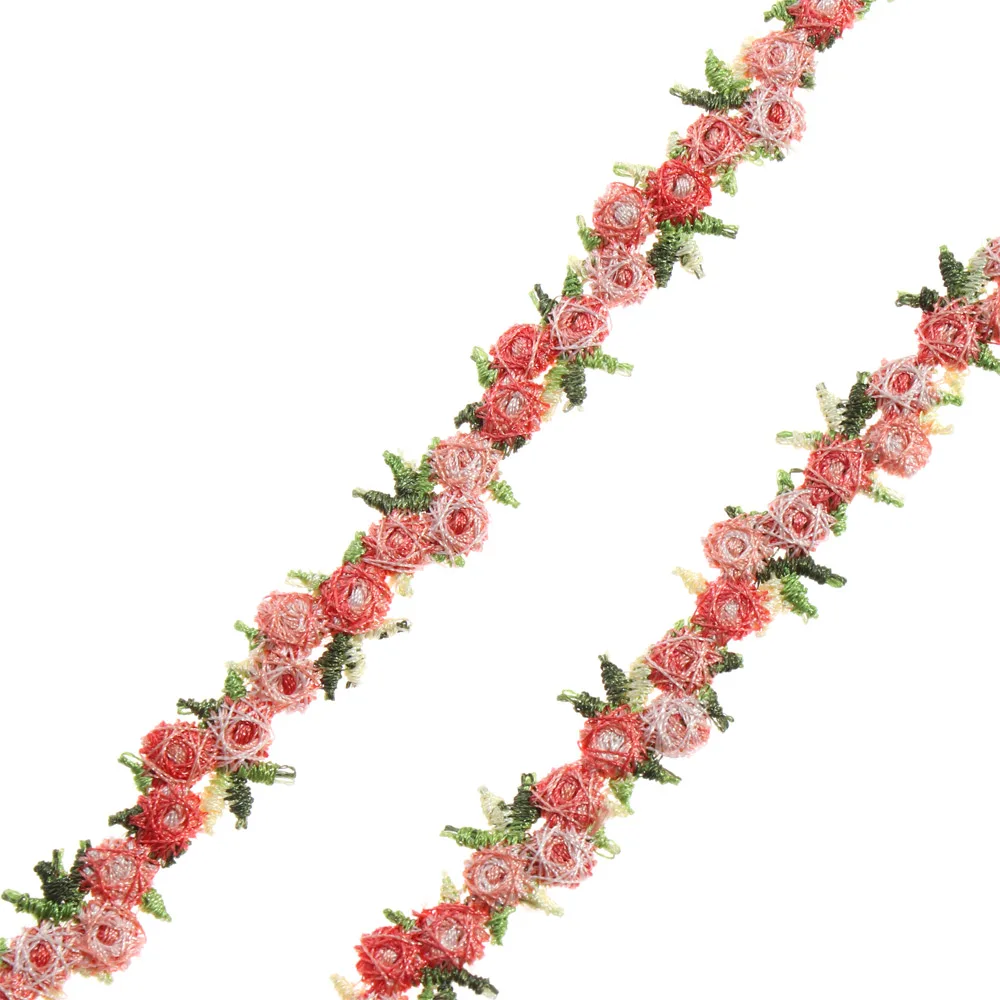 

Декор для шитья, полиэстер, цветочная кружевная бейка, вышитые ленты, тканевая отделка, водорастворимая