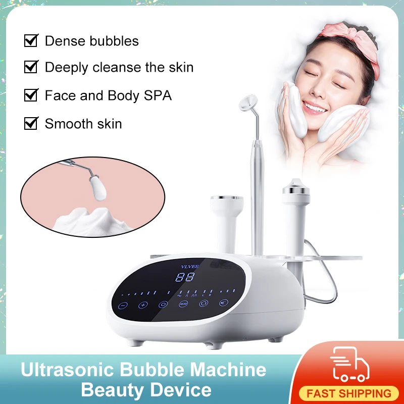 

VLVEE 3 In 1 Magic Oxygen Bubble Machine Gentle Deep Facial Cleansing Skin Whitening Rejuvenation Skin Management Beauty Salon