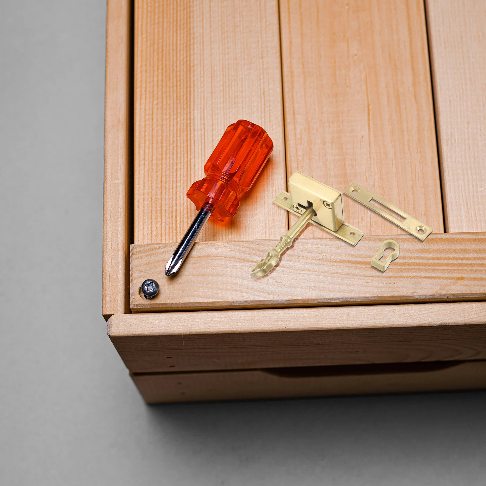 

Cabinet Door Lock Desk Drawer Locks with Key Keys Dresser European Style Closet for Drawers Brass