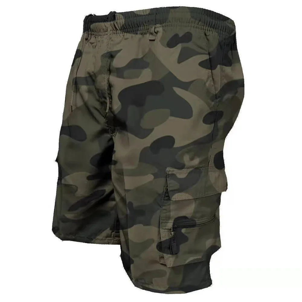 Pantaloncini cargo tattici da uomo Pantaloncini militari tascabili alla moda Camouflage estivo da jogging Sport Pantaloni corti da trekking da lavoro maschile casual